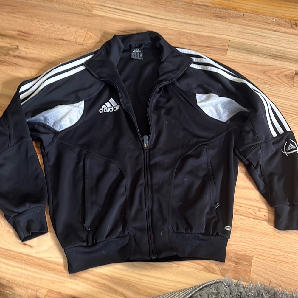 Adidas women’s black climacool jacket size large